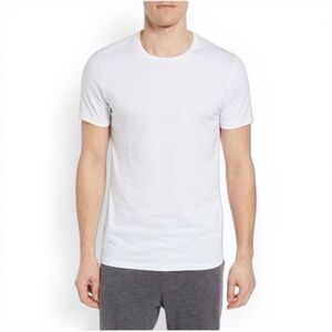 Nordstrom Supima Cotton T-Shirt Size Large White Trim Fit Crewneck